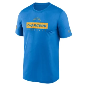 Los angeles chargers nike sideline legend performance t shirt Powder blue M