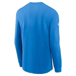 Los angeles chargers nike sideline performance long sleeve t shirt Powder blue L