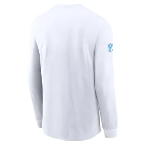 Los angeles chargers nike sideline performance long sleeve t shirt White L