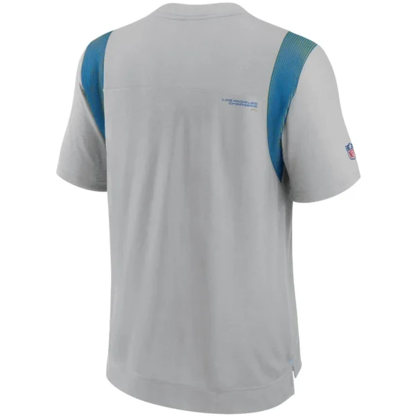 Los angeles chargers nike sideline player uv performance t shirt Gray L