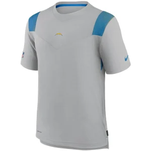 Los angeles chargers nike sideline player uv performance t shirt Gray M