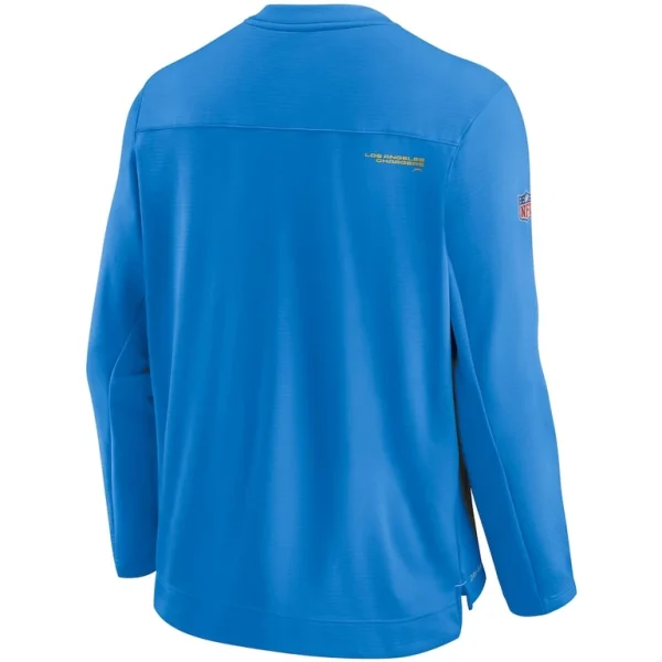 Los angeles chargers nike sideline team performance pullover sweatshirt Powder blue L