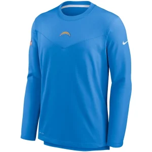 Los angeles chargers nike sideline team performance pullover sweatshirt Powder blue M
