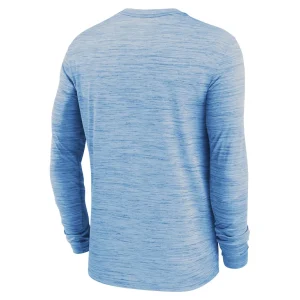 Los angeles chargers nike sideline team velocity performance long sleeve t shirt Powder blue L