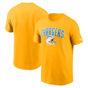Los angeles chargers nike team athletic t shirt Gold