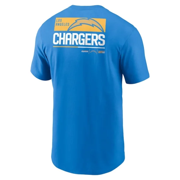 Los angeles chargers nike team incline t shirt Powder blue L