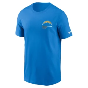 Los angeles chargers nike team incline t shirt Powder blue M
