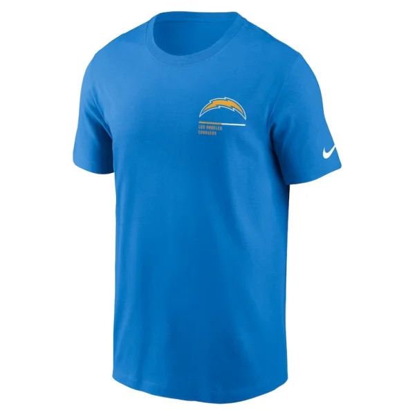 Los angeles chargers nike team incline t shirt Powder blue M
