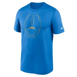 Los angeles chargers nike team legend icon performance t shirt Powder blue M