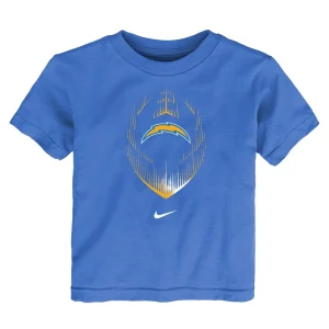 Los angeles chargers nike toddler legend icon performance t shirt Powder blue 3T