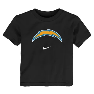 Los angeles chargers nike toddler logo t shirt Black