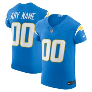 Los angeles chargers nike vapor f.u.s.e. elite custom jersey Powder blue