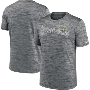 Los angeles chargers nike velocity arch performance t shirt anthracite Multi