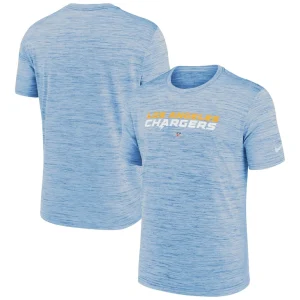 Los angeles chargers nike velocity performance t shirt Powder blue