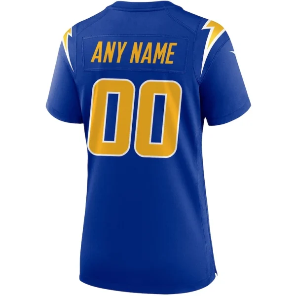 Los angeles chargers nike womens alternate custom game jersey Royal L