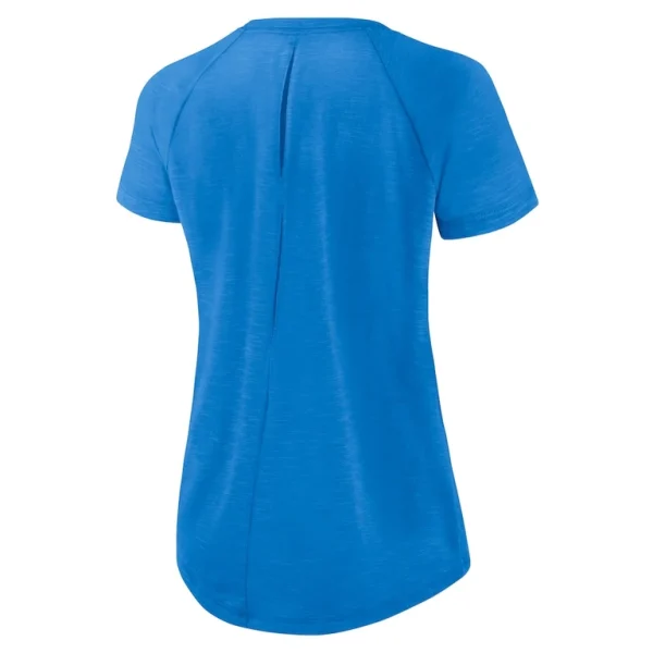 Los angeles chargers nike womens back slit lightweight fashion t shirt Whiteheather scarlet M