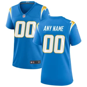 Los angeles chargers nike womens custom game jersey Powder blue