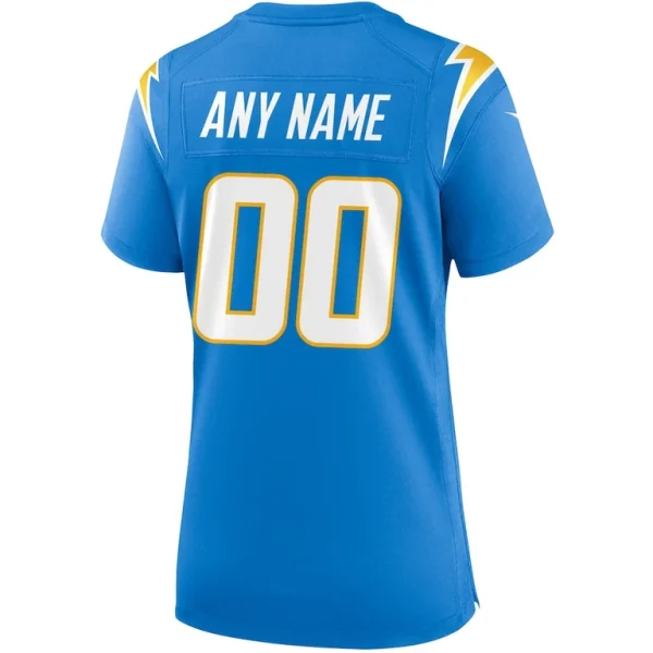 Los angeles chargers nike womens custom game jersey Powder blue L