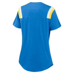 Los angeles chargers nike womens historic slub fashion t shirt Heather blue M