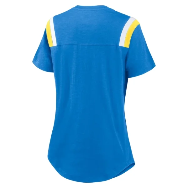 Los angeles chargers nike womens historic slub fashion t shirt Heather blue M