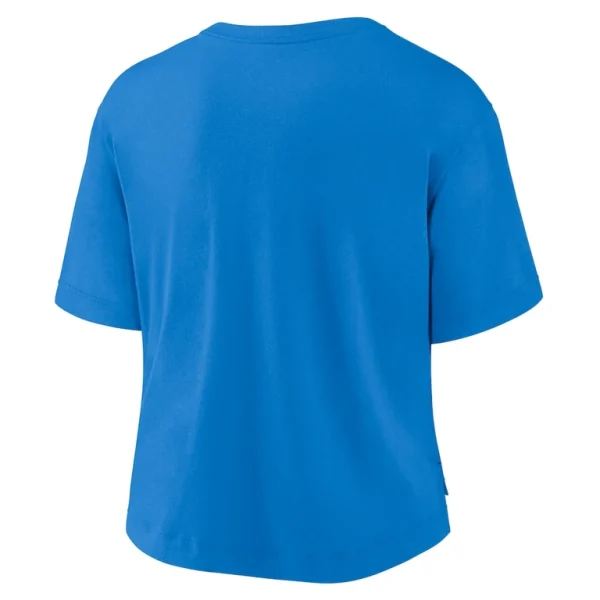 Los angeles chargers nike womens performance pocket t shirt Powder blue M