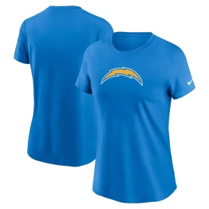 Los angeles chargers nike womens primary logo t shirt Powder blue