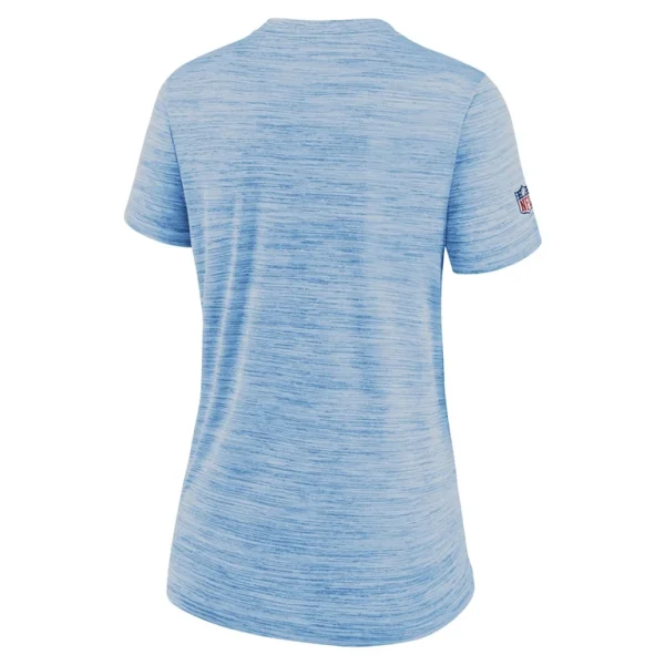 Los angeles chargers nike womens sideline velocity performance t shirt Powder blue M