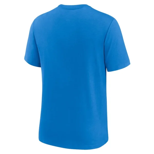 Los angeles chargers nike wordmark logo tri blend t shirt Powder blue L