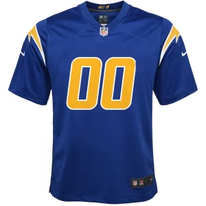 Los angeles chargers nike youth alternate custom game jersey Royal Yth M