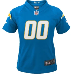 Los angeles chargers nike youth custom game jersey Powder blue Yth M