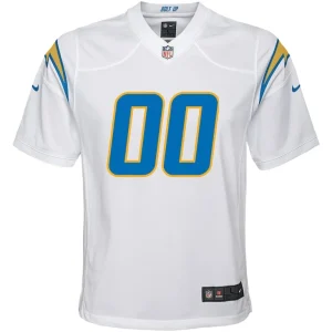 Los angeles chargers nike youth custom game jersey White Yth M