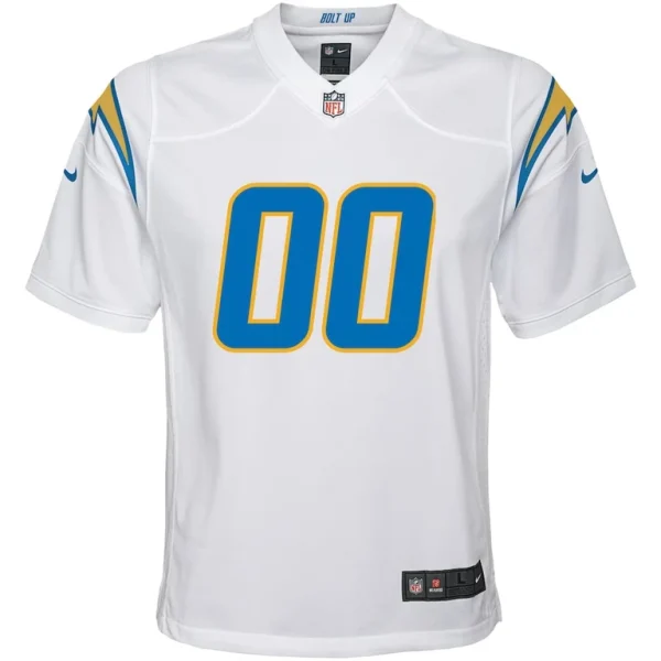Los angeles chargers nike youth custom game jersey White Yth M