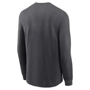 Los angeles rams nike 2021 nfc champions locker room trophy collection long sleeve t shirt anthracite Multi L