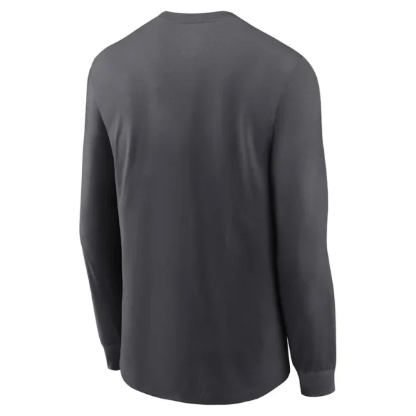 Los angeles rams nike 2021 nfc champions locker room trophy collection long sleeve t shirt anthracite Multi L