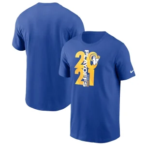 Los angeles rams nike 2021 nfl playoffs bound t shirt Royal