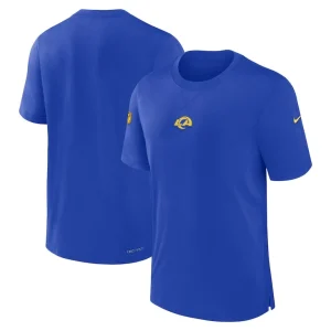 Los angeles rams nike 2023 sideline performance t shirt Royal