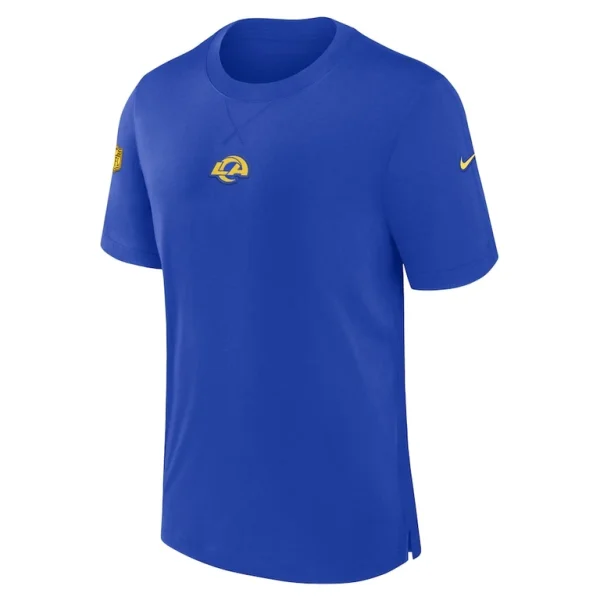 Los angeles rams nike 2023 sideline performance t shirt Royal M