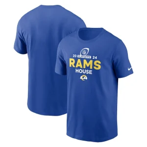 Los angeles rams nike 2024 nfl playoffs t shirt Royal