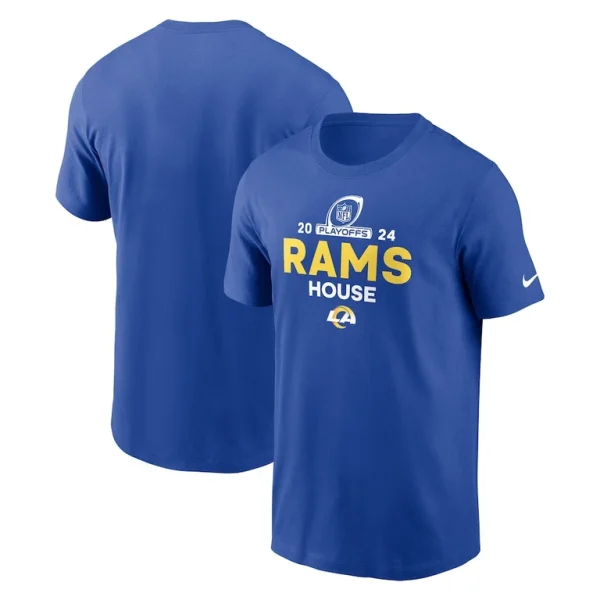 Los angeles rams nike 2024 nfl playoffs t shirt Royal
