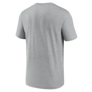 Los angeles rams nike 2024 nfl training camp legend performance t shirt Heather gray L