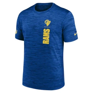 Los angeles rams nike 2024 sideline velocity performance t shirt Royal M