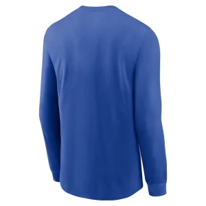 Los angeles rams nike all out long sleeve t shirt Royal L