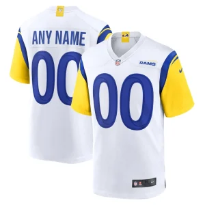 Los angeles rams nike alternate custom jersey White