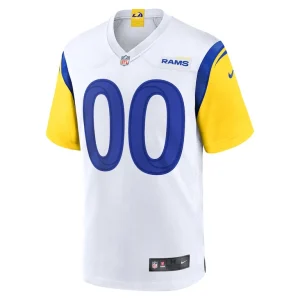 Los angeles rams nike alternate custom jersey White M