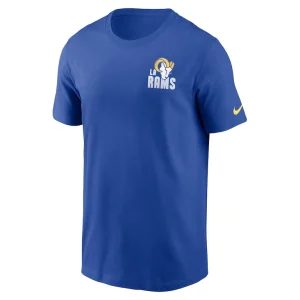 Los angeles rams nike blitz essential t shirt Royal M