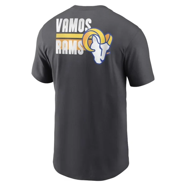 Los angeles rams nike blitz essential t shirt anthracite Multi L