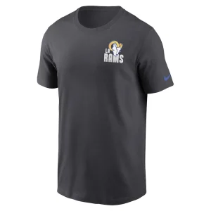 Los angeles rams nike blitz essential t shirt anthracite Multi M