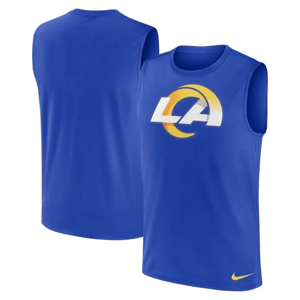 Los angeles rams nike blitz legend muscle tank top Royal