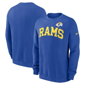 Los angeles rams nike club pullover sweatshirt Royal