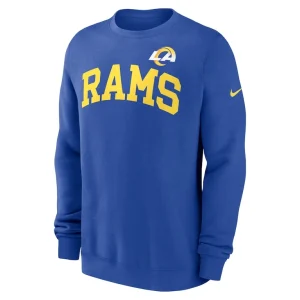 Los angeles rams nike club pullover sweatshirt Royal M